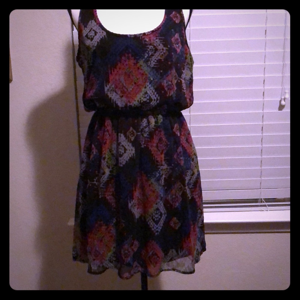 Tribal print dress